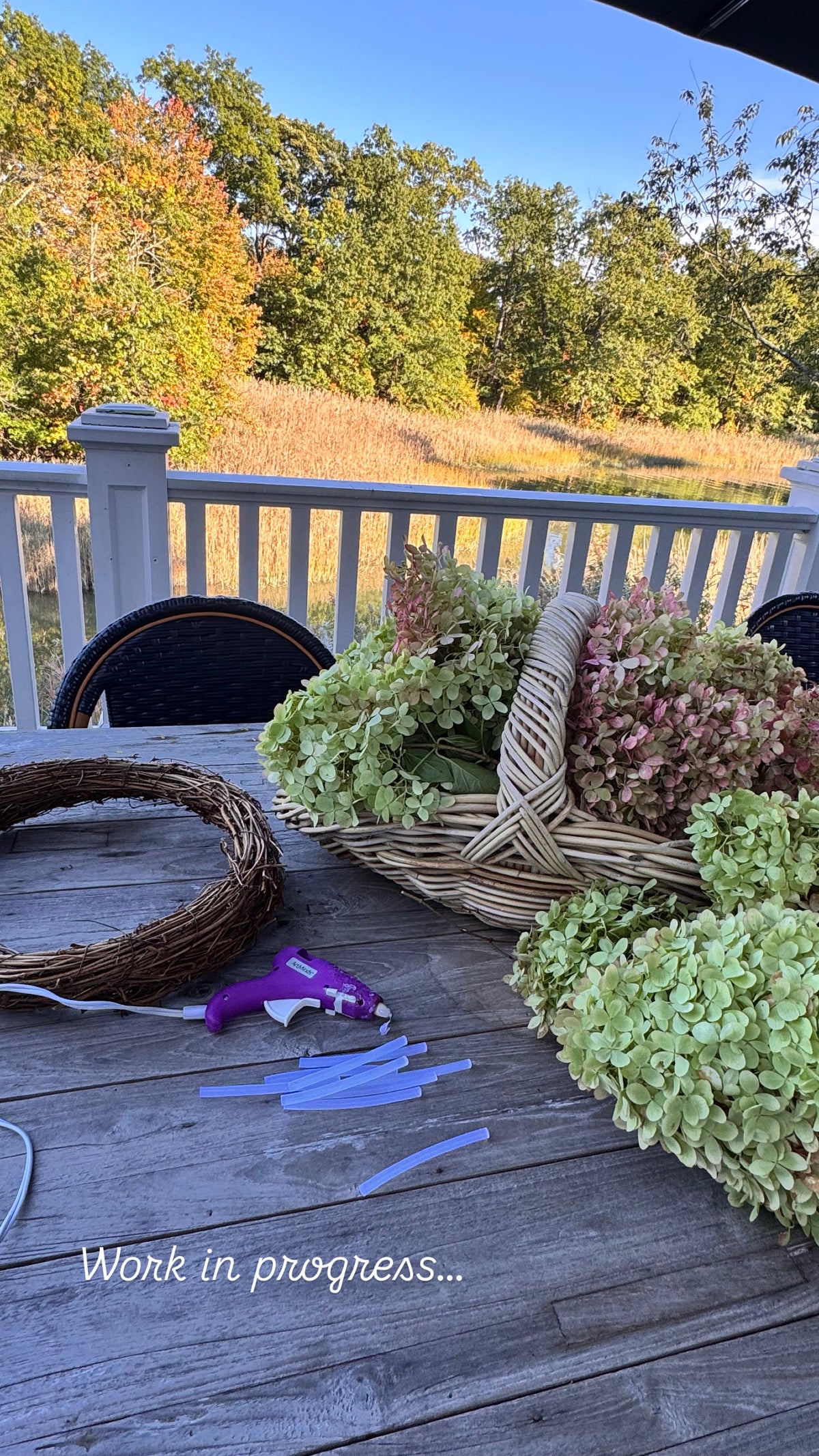 Workshop at The Lemon Tree - Create your own hydrangea wreath with Lila