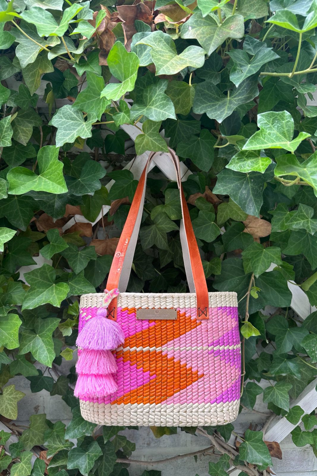 Clementine Rose Lavender Bell Citron Tote