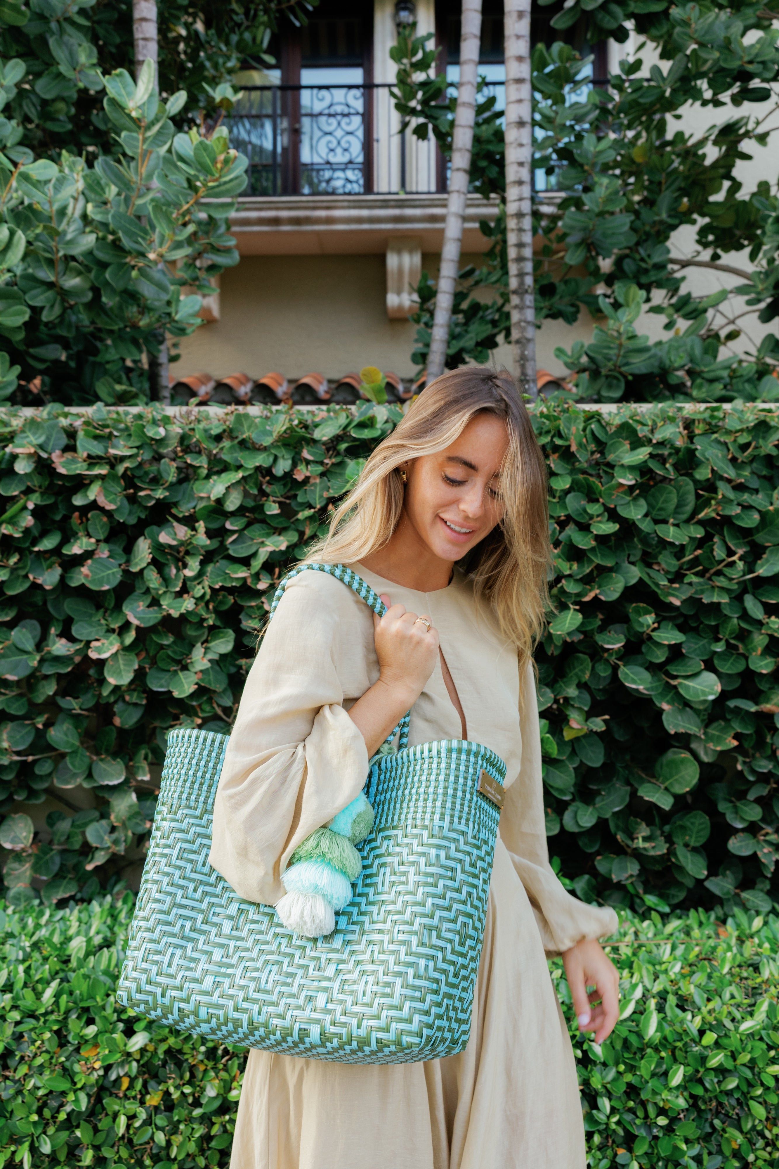 Sconset Sage Citron Tote