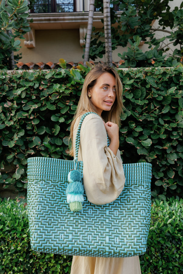 Sconset Sage Citron Tote – Weekender