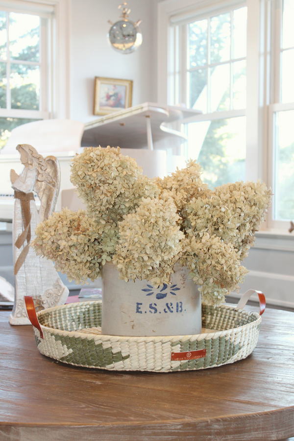 Palm De Citron Basil Basket Tray – Large