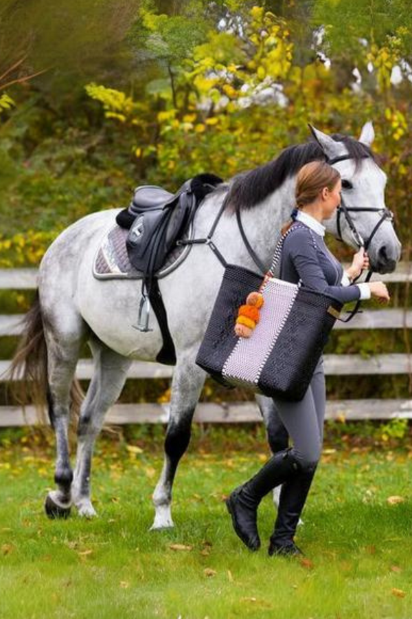 Yin Yang Citron Tote – Medium
