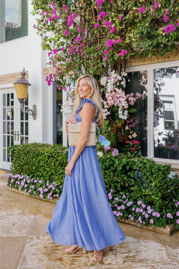 Sconset In Sand Citron Clutch – Clutch / Crossbody with Strap