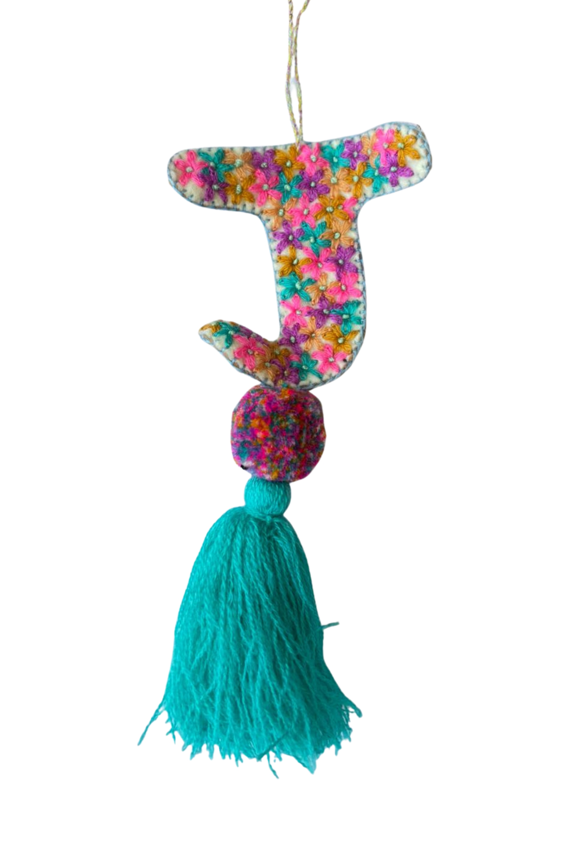 Citron Letter Pom - J