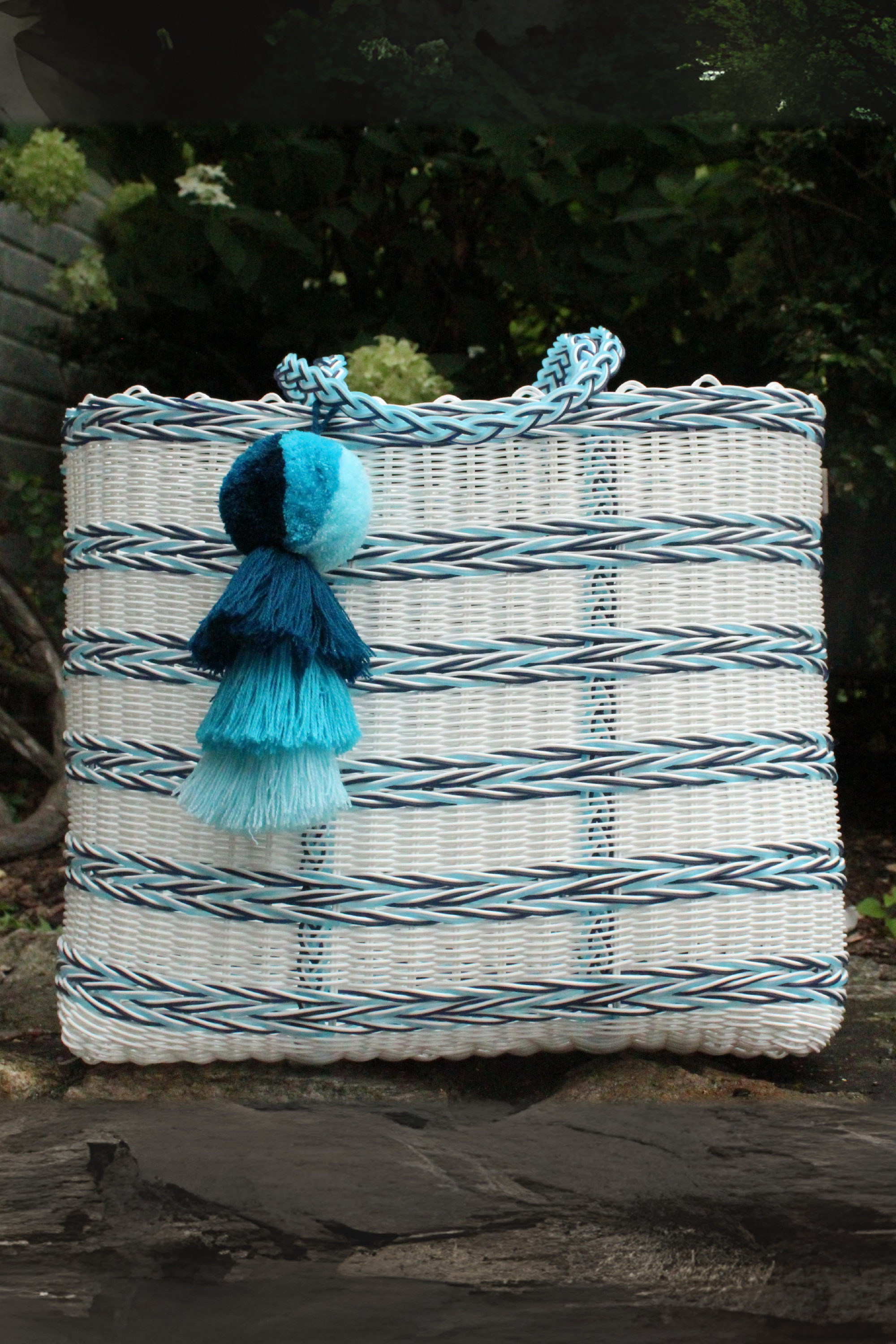 French Braid In Blues