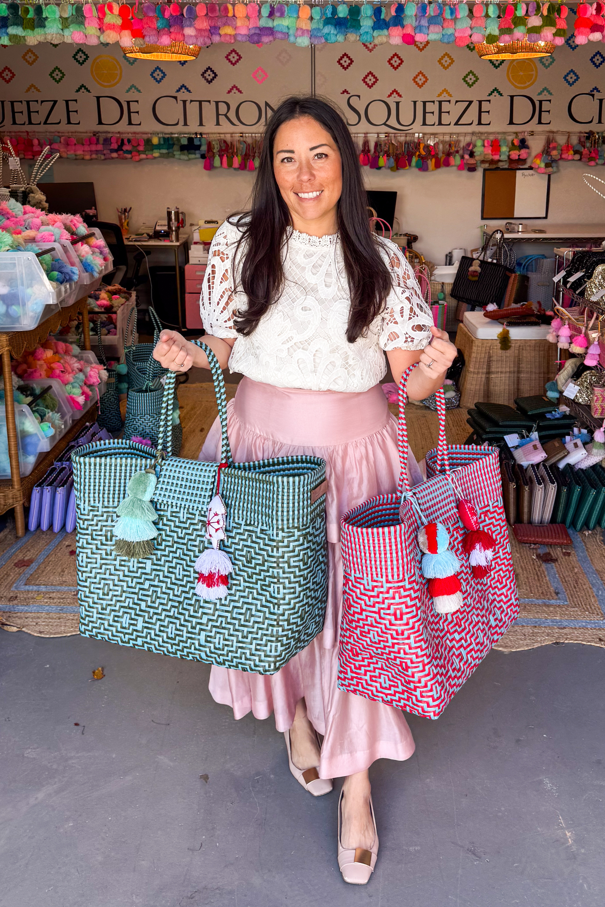 Sconset Harbor Citron Tote