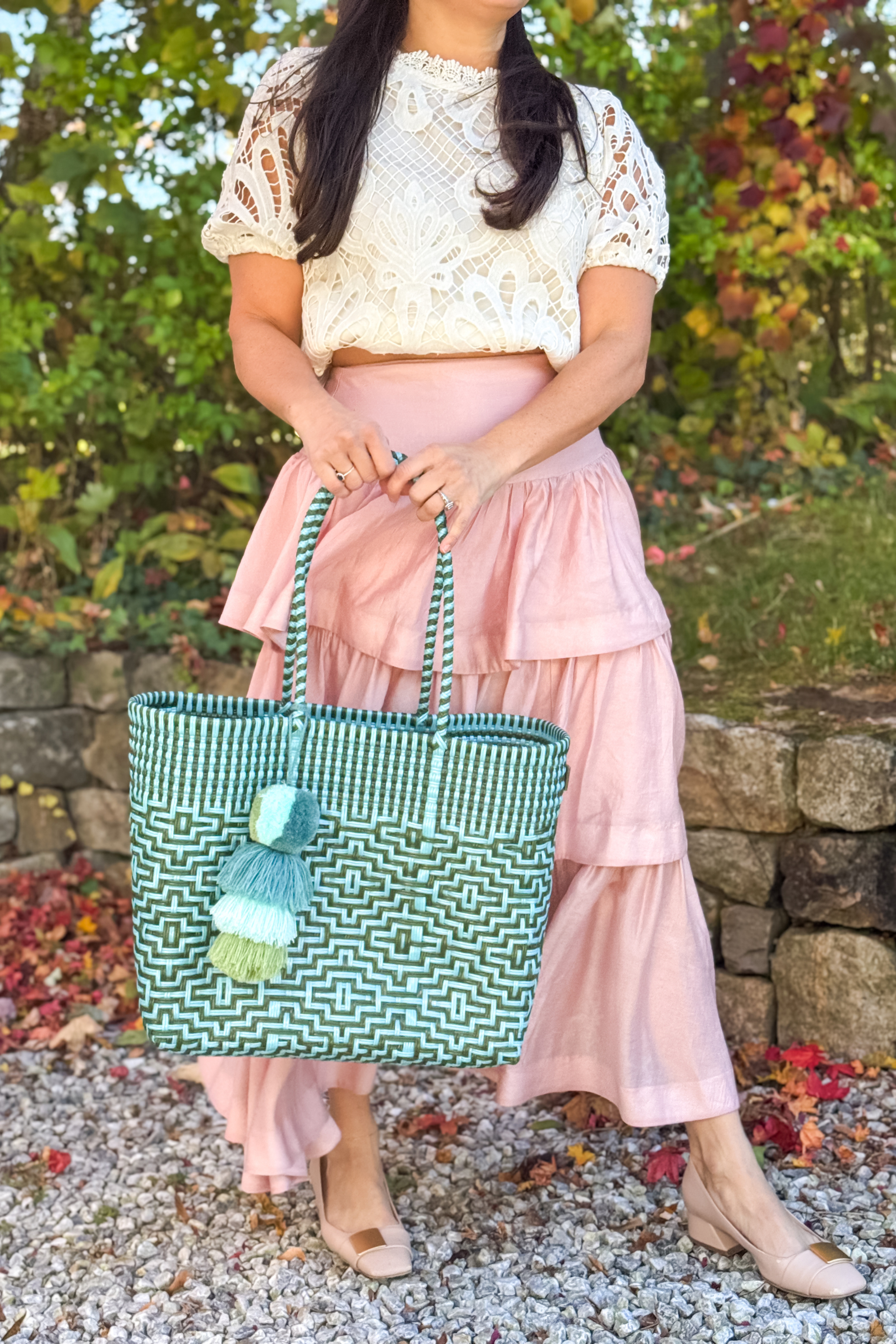 Sconset Sage Citron Tote