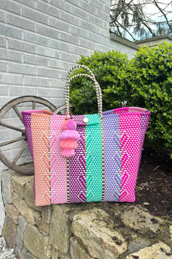 Heart Reflection in Multicolors Citron Tote – Weekender