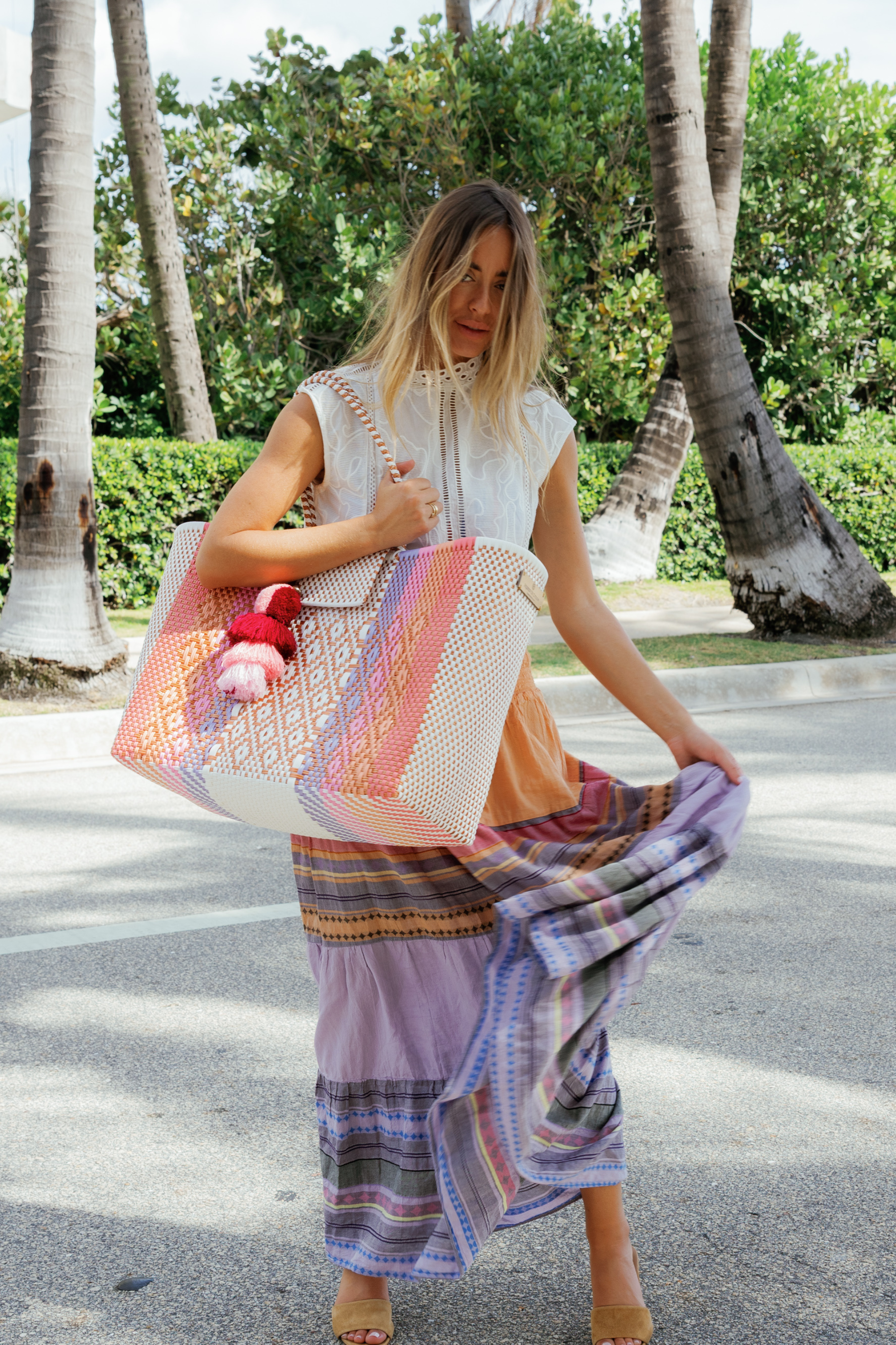 Sunset Rust Citron Tote