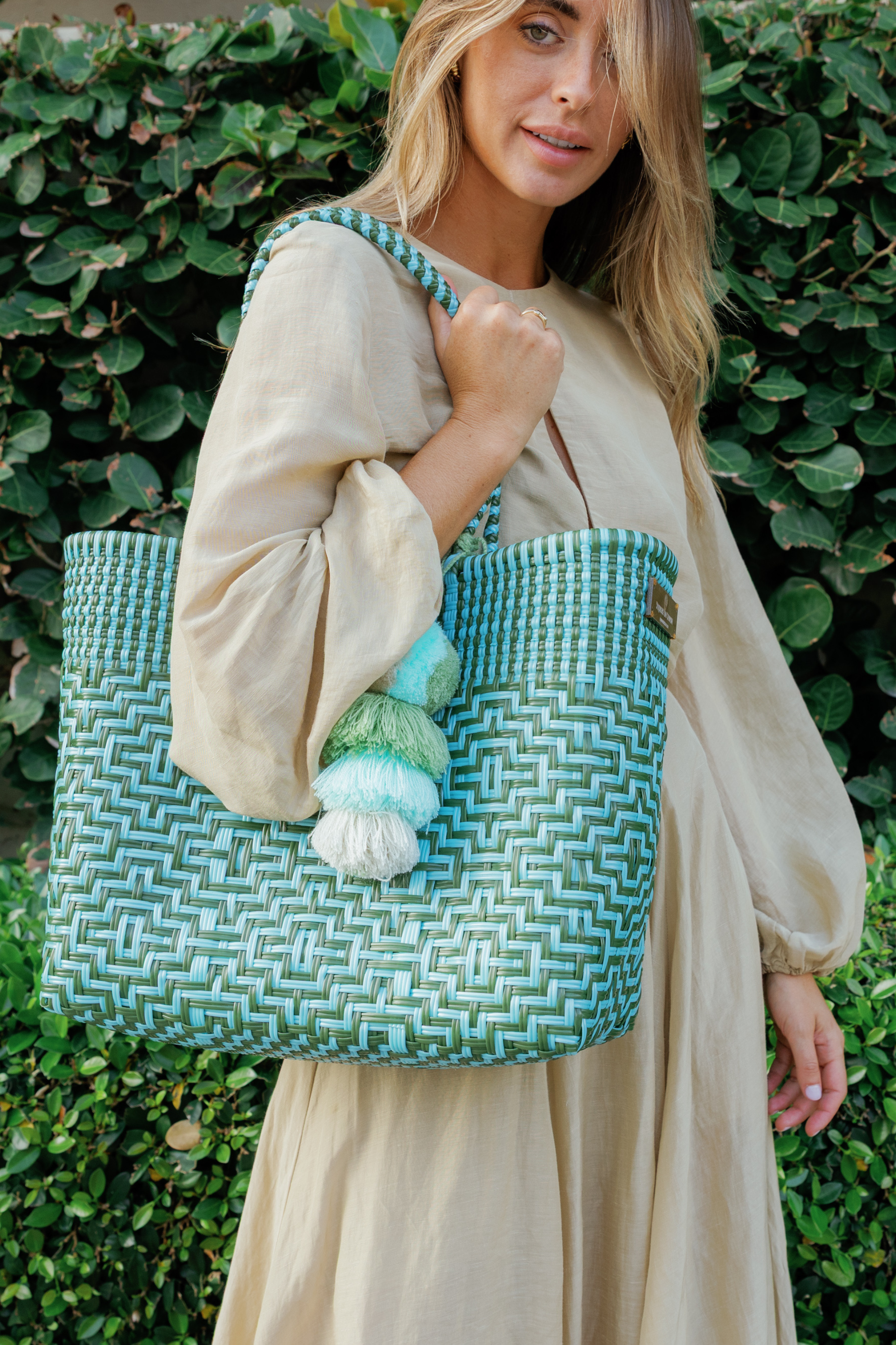 Sconset Sage Citron Tote