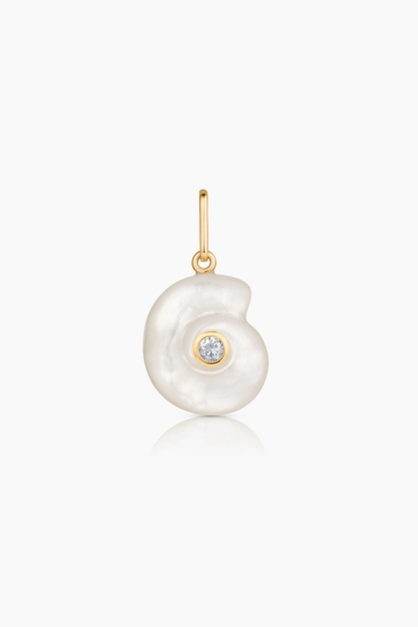 Nautilus Mother of Pearl Charm – Default Title