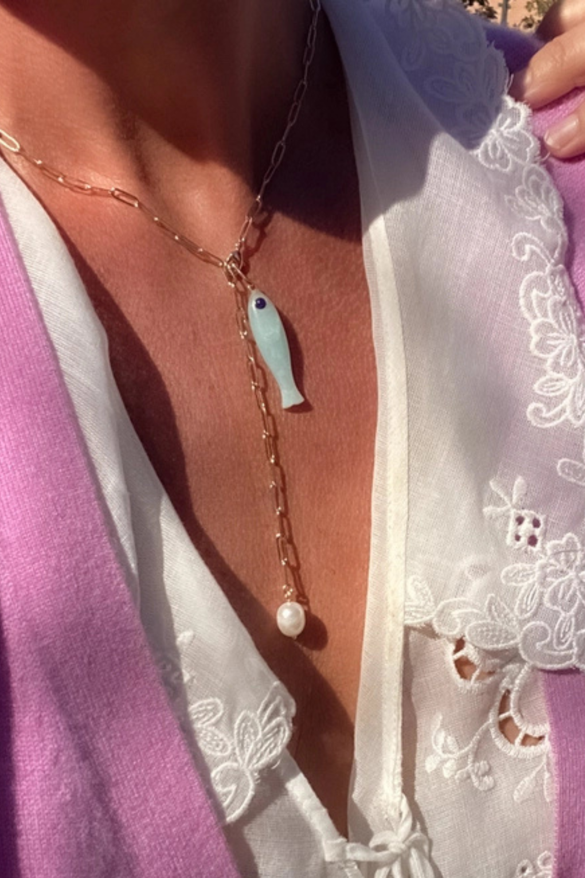 Fortuna Amazonite Charm