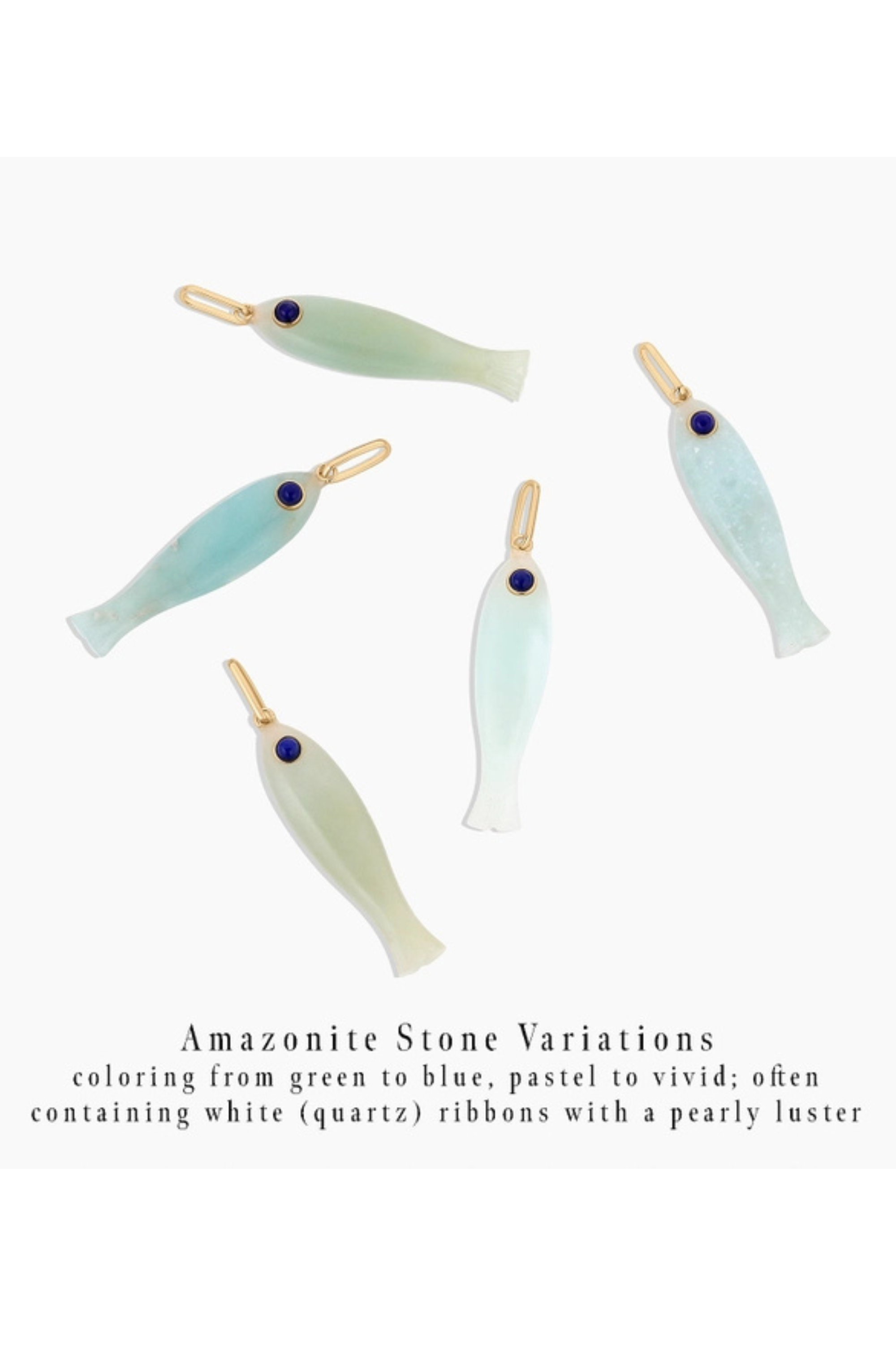 Fortuna Amazonite Charm