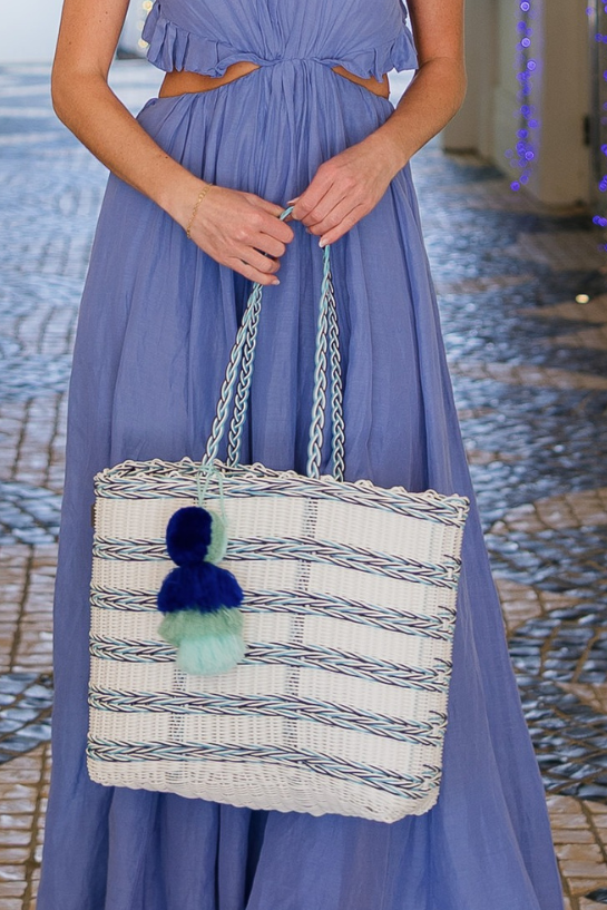 French Braid In Blues