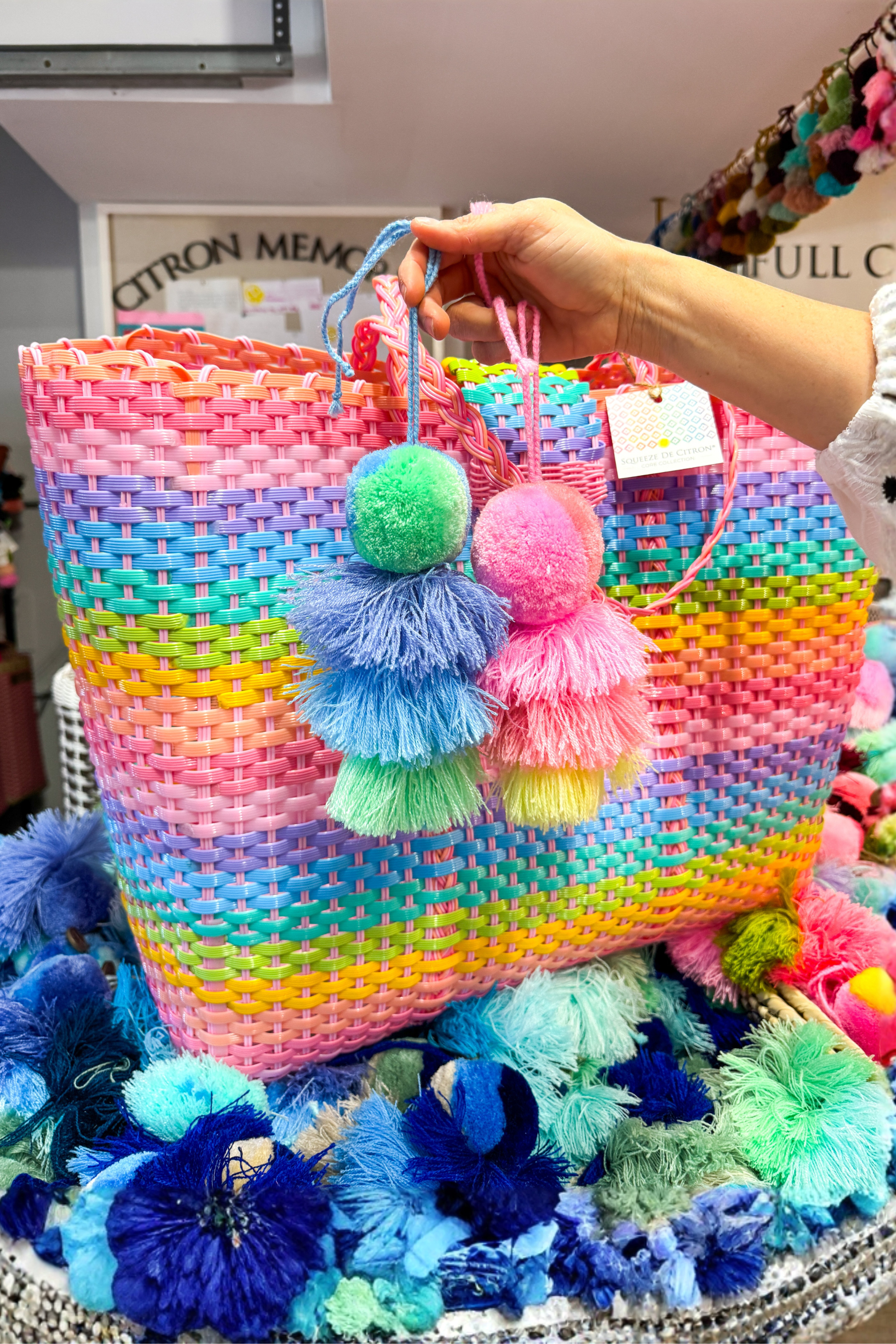 Sunshine Candy Citron Tote