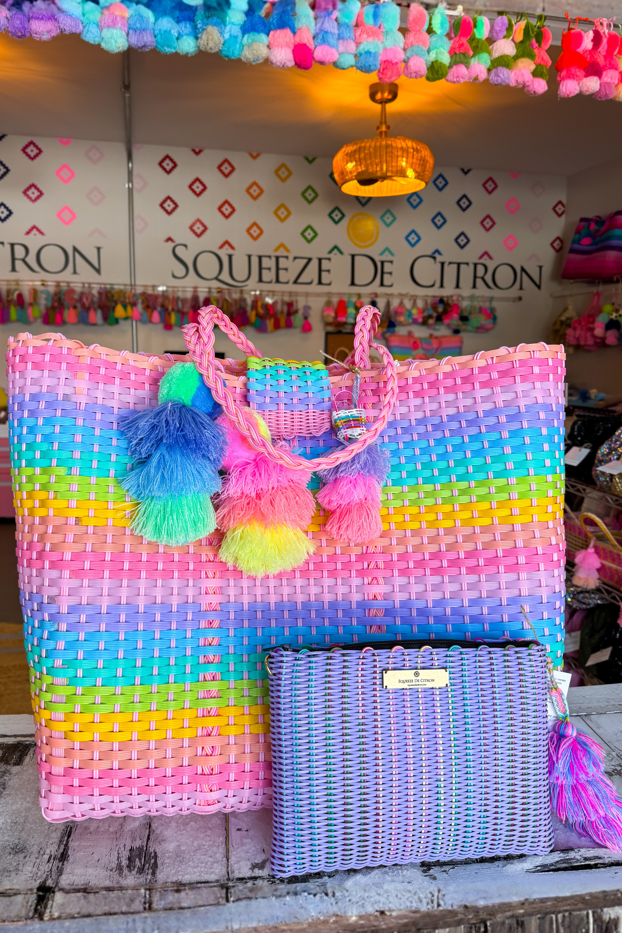 Sunshine Candy Citron Tote