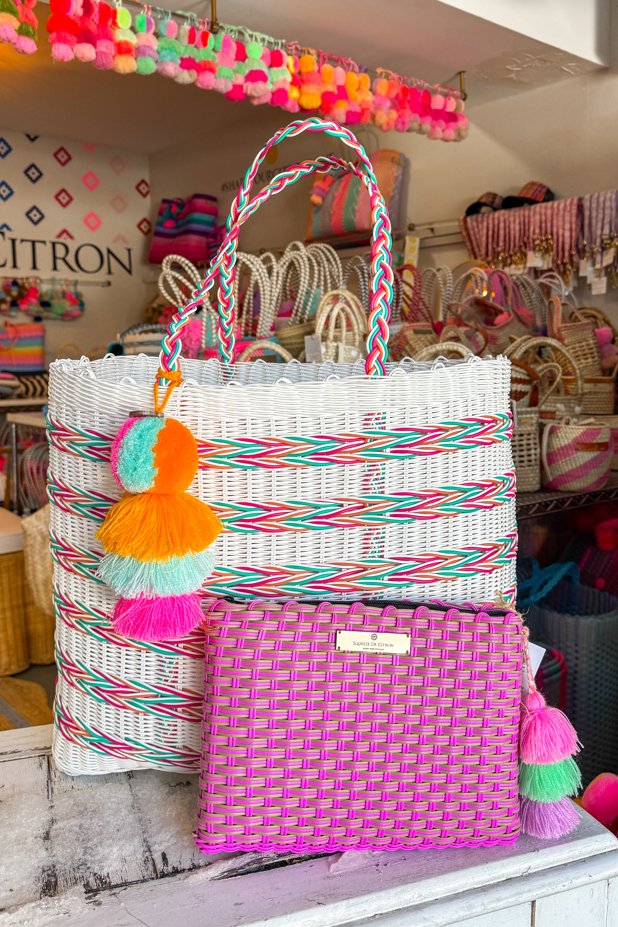 French Braid In Clementine / Rose