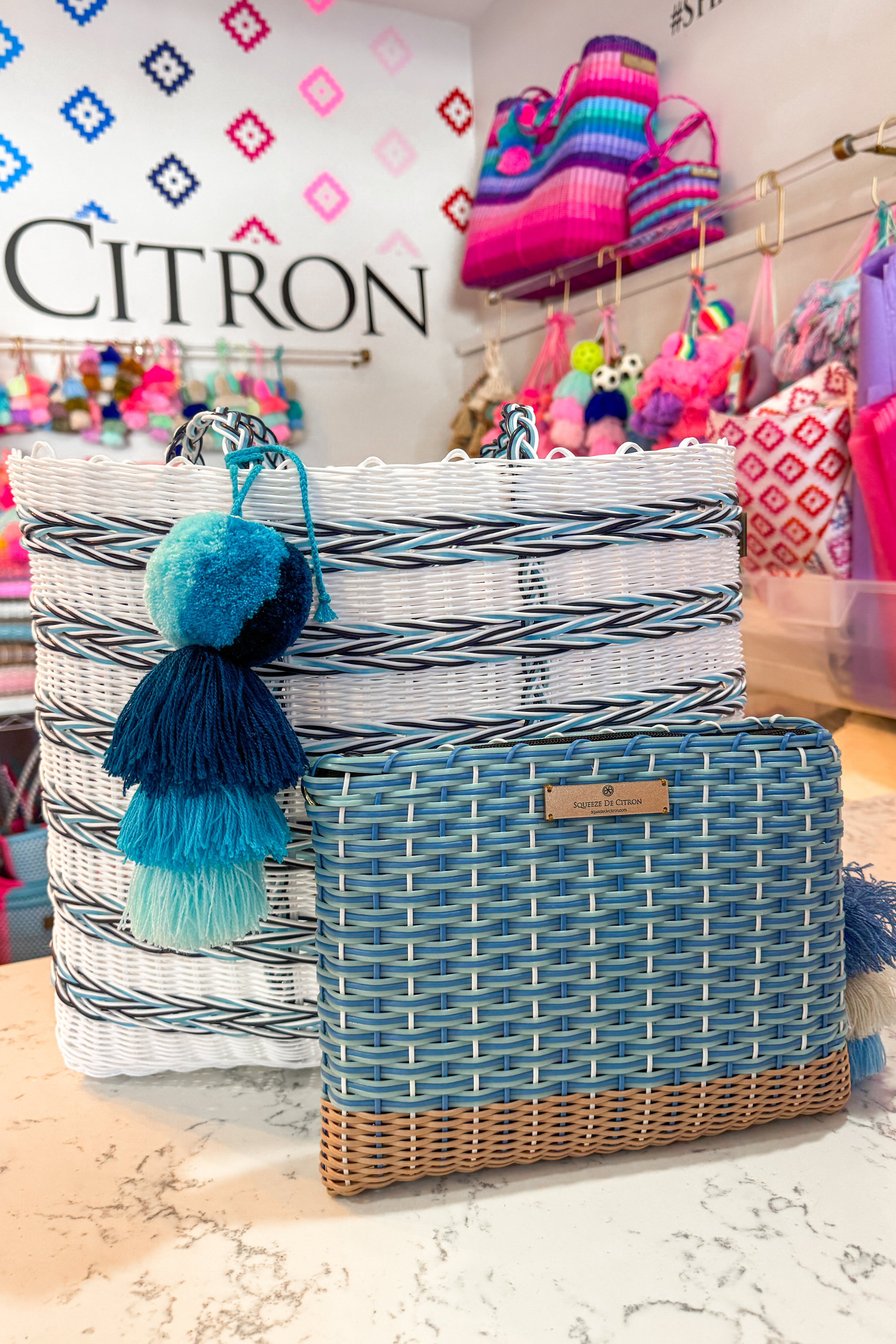 French Braid In Blues