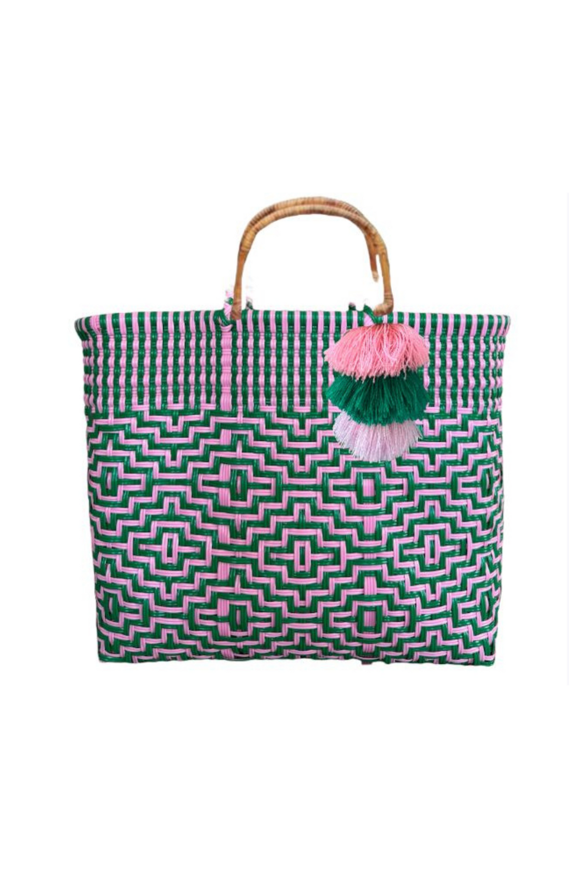 Tropical Paradise Bamboo Citron Tote