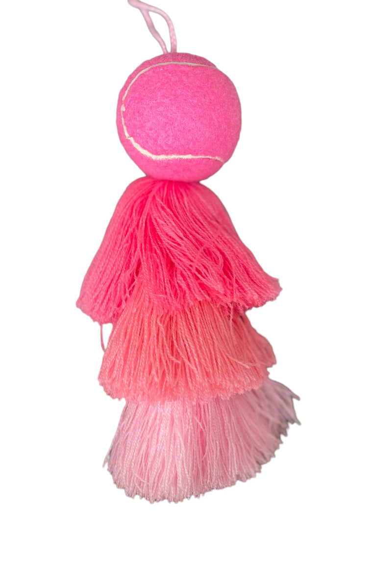 Pink Tennis Ball Pom