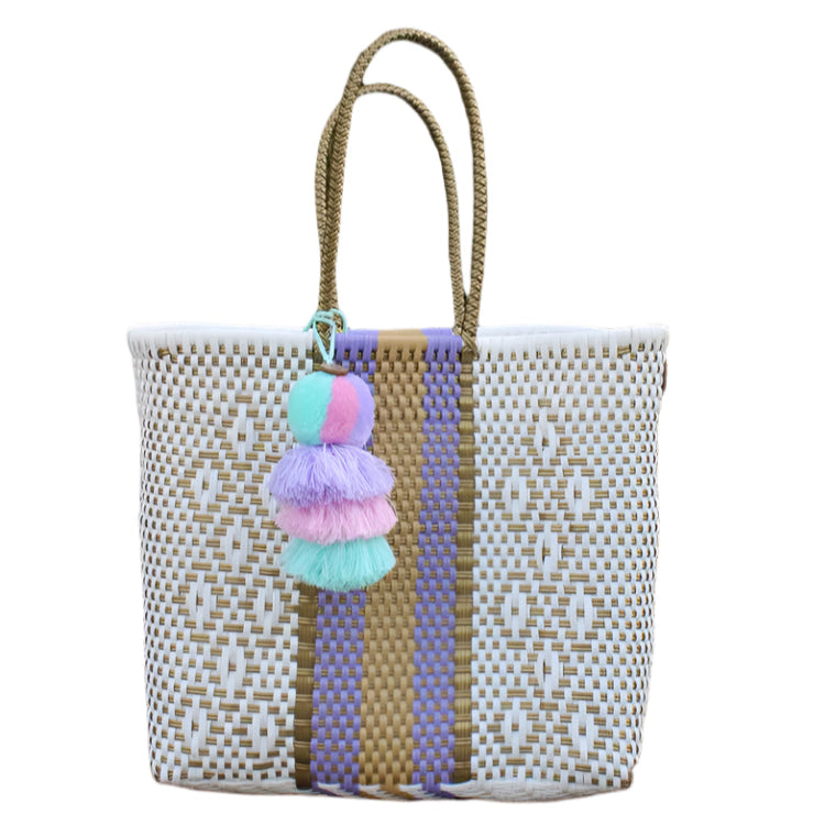 Lavender Blue Joy Citron Tote