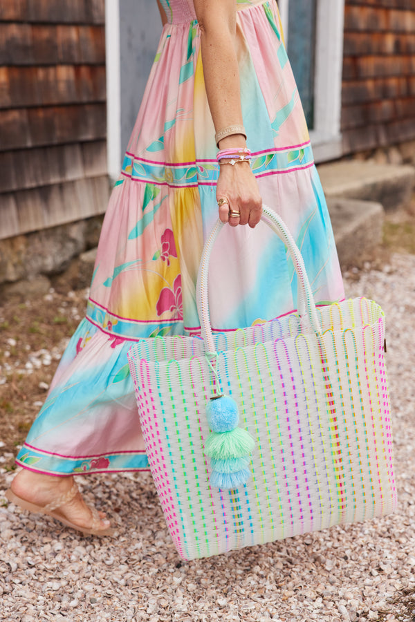 Iris Spirit Citron Tote – Large