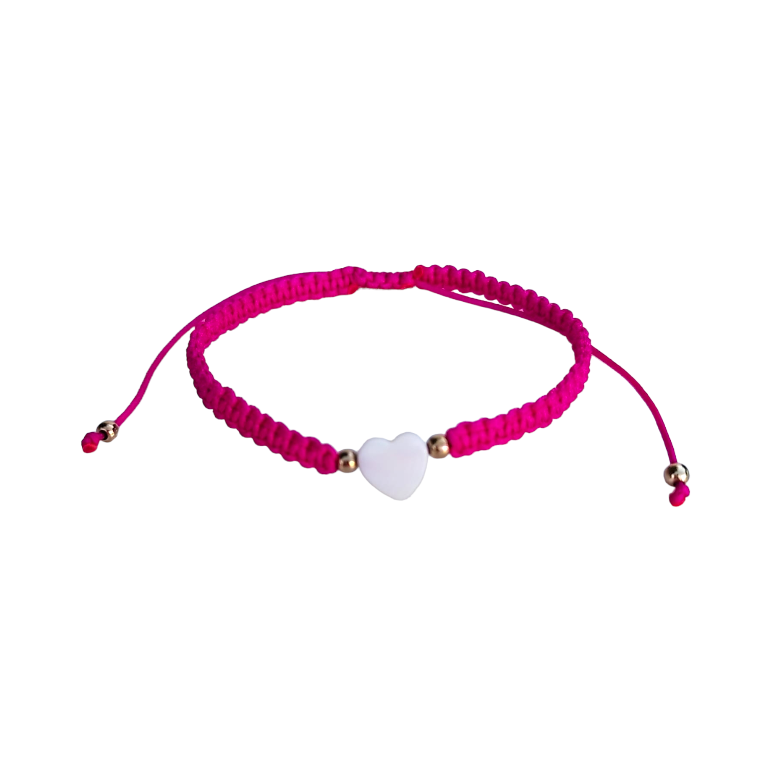 Adults - Star - Mother of Pearl Citron Bracelets - Fuchsia