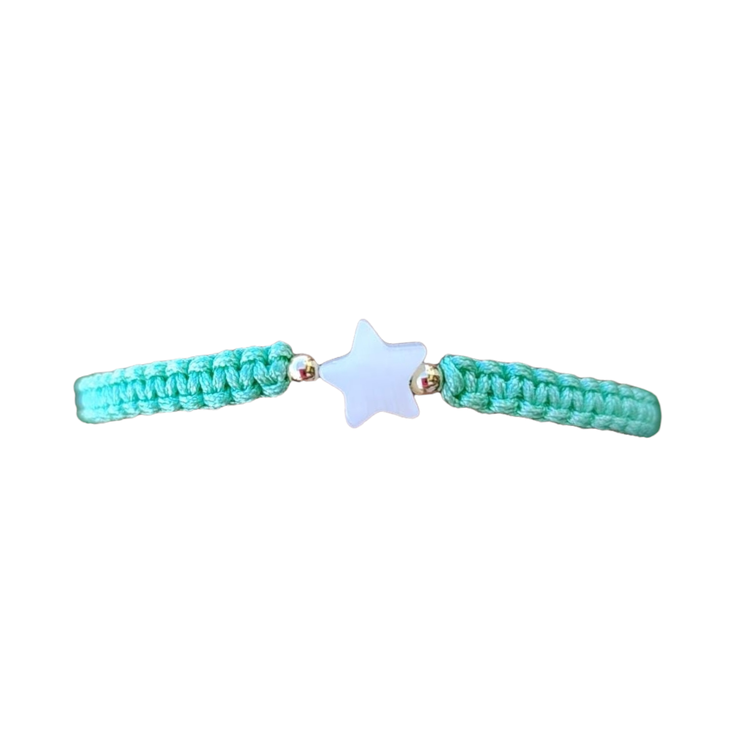 Adults - Star - Mother of Pearl Citron Bracelets - Mint